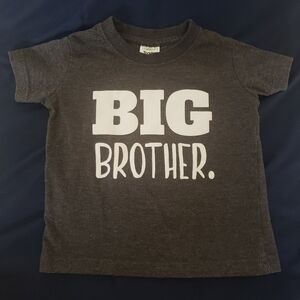 12 month Dark Gray Big Brother T-Shirt
